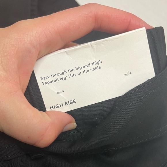 Ann Taylor Elastic High Waist Tapered Leg Pant With Belt Sz 18 - Picture 7 of 14